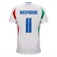 Camisa de time de futebol Itália Giacomo Raspadori #11 Replicas 2º Equipamento Europeu 2024 Manga Curta